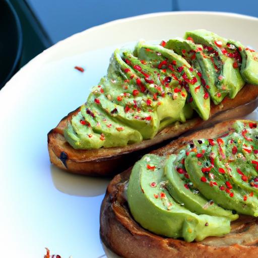 Spice Up Breakfast: Avocado Toast with Red Pepper Flakes