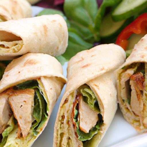 Crisp chicken caesar Wraps: A Fresh Twist on a Classic!