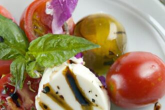 Caprese Salad with Balsamic Glaze: A Fresh Italian Classic