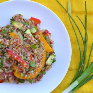 Nourish Your Day: Quinoa and Roasted Veggie Salad Delight