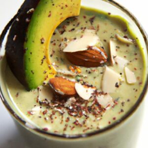 Creamy Avocado & Coconut Milk Smoothie: Nutritious Bliss