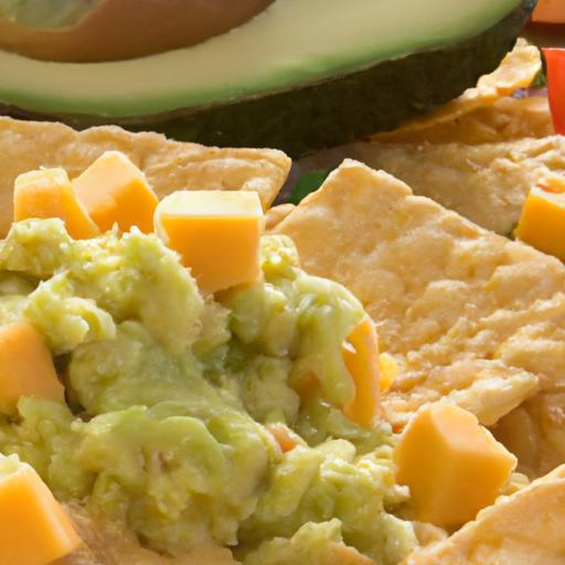 Crunchy Cheese Crisps Meet Creamy Guacamole Delight