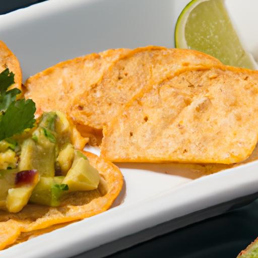 Crunchy Cheese Crisps Meet creamy Guacamole Delight