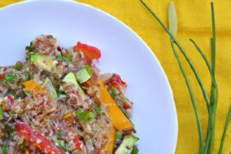Nourish Your Day: Quinoa and Roasted Veggie Salad Delight
