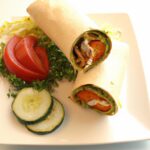 Savor the Flavor: Grilled Veggie and Hummus Wrap Delight