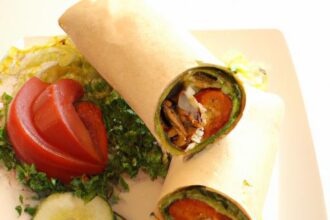 Savor the Flavor: Grilled Veggie and Hummus Wrap Delight