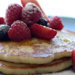 Fluffy Coconut Flour Pancakes with Fresh Berry Bliss