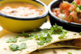 Melty Cheese Quesadillas Paired Perfectly with Zesty Salsa
