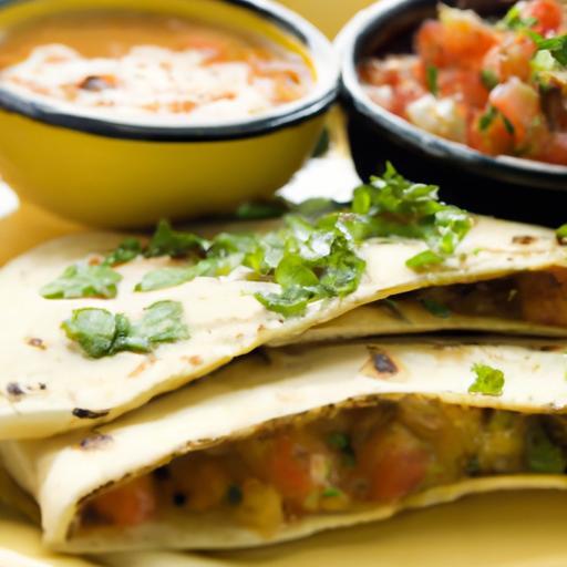 Melty Cheese Quesadillas Paired Perfectly with Zesty Salsa