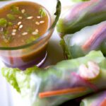 Fresh Spring Rolls with Peanut Sauce: A Crisp, Flavorful Delight