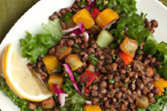 Hearty Lentil & Roasted Veggie Salad: A Flavorful Twist