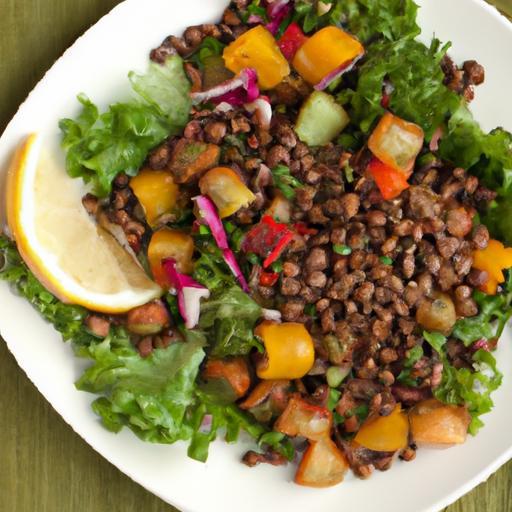 Hearty Lentil & Roasted Veggie Salad: A Flavorful Twist