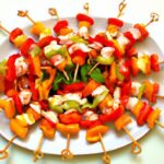 Colorful Antipasto Skewers: A Perfect Lunch Delight
