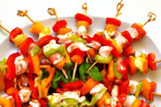 Colorful Antipasto Skewers: A Perfect Lunch Delight
