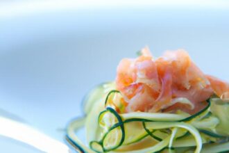 Zucchini Noodles with Smoked Salmon: A Gourmet Twist