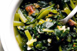 Hearty Spinach Stew: A Nutritious Comfort in Every Spoon