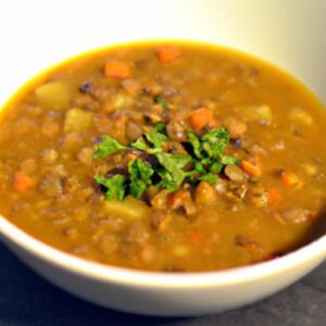 Hearty Vegan Lentil Soup: Nutritious Comfort in a Bowl