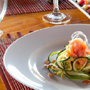 Zucchini Noodles with Smoked Salmon: A Fresh Seafood Twist