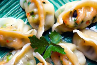 Delicious Shrimp & Veggie Dumplings: A Flavorful Delight