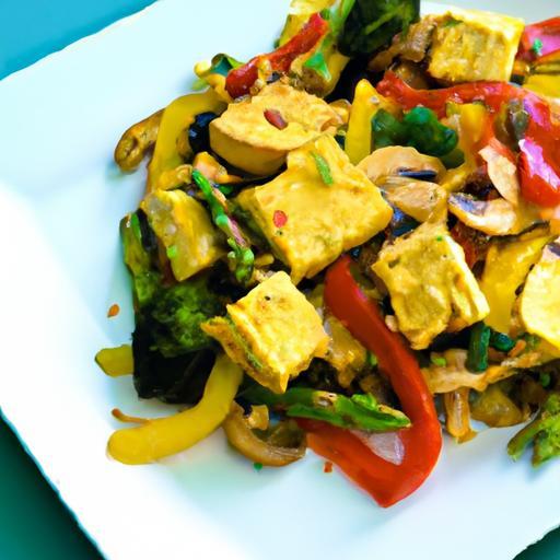 Wholesome Tofu Scramble: Veggie-Packed Breakfast Boost