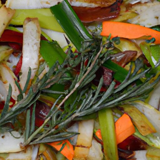Aromatic Roasted​ Vegetables with Fresh Rosemary & Thyme