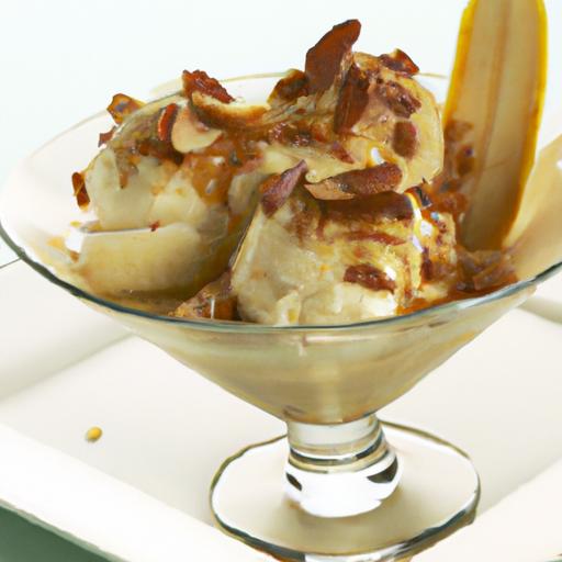 Creamy Banana Ice Cream with Peanut Butter Twist: A Delight