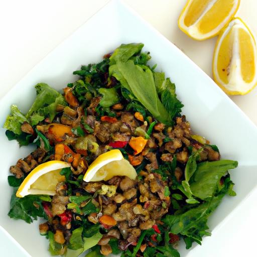 Hearty Lentil & Roasted Veggie Salad: A Flavorful Twist