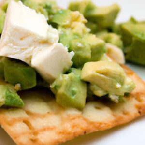 Crispy Cheese Meets Creamy Guacamole