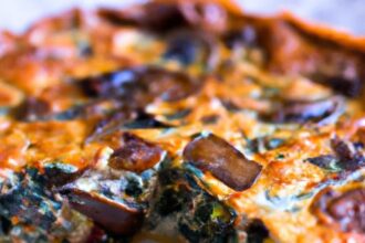 Keto Spinach & Mushroom Frittata: A Low-Carb Powerhouse