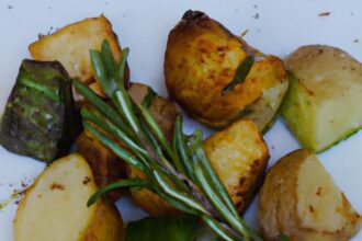 Aromatic Roasted Vegetables with Fresh Rosemary & Thyme