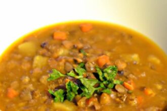 Hearty Vegan Lentil Soup: Nutritious Comfort in a Bowl