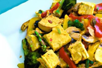 Wholesome Tofu Scramble: Veggie-Packed Breakfast Boost