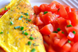 Colorful Keto Omelette with Bell Peppers: A Low-Carb Delight