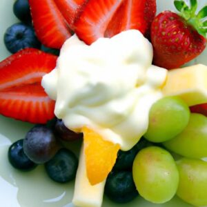Fresh Fruit Skewers with Creamy Yogurt Dip: A Tasty Twist