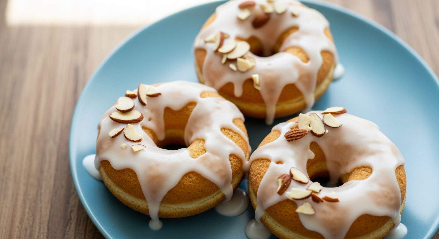 Almond Flour Donuts with Glaze