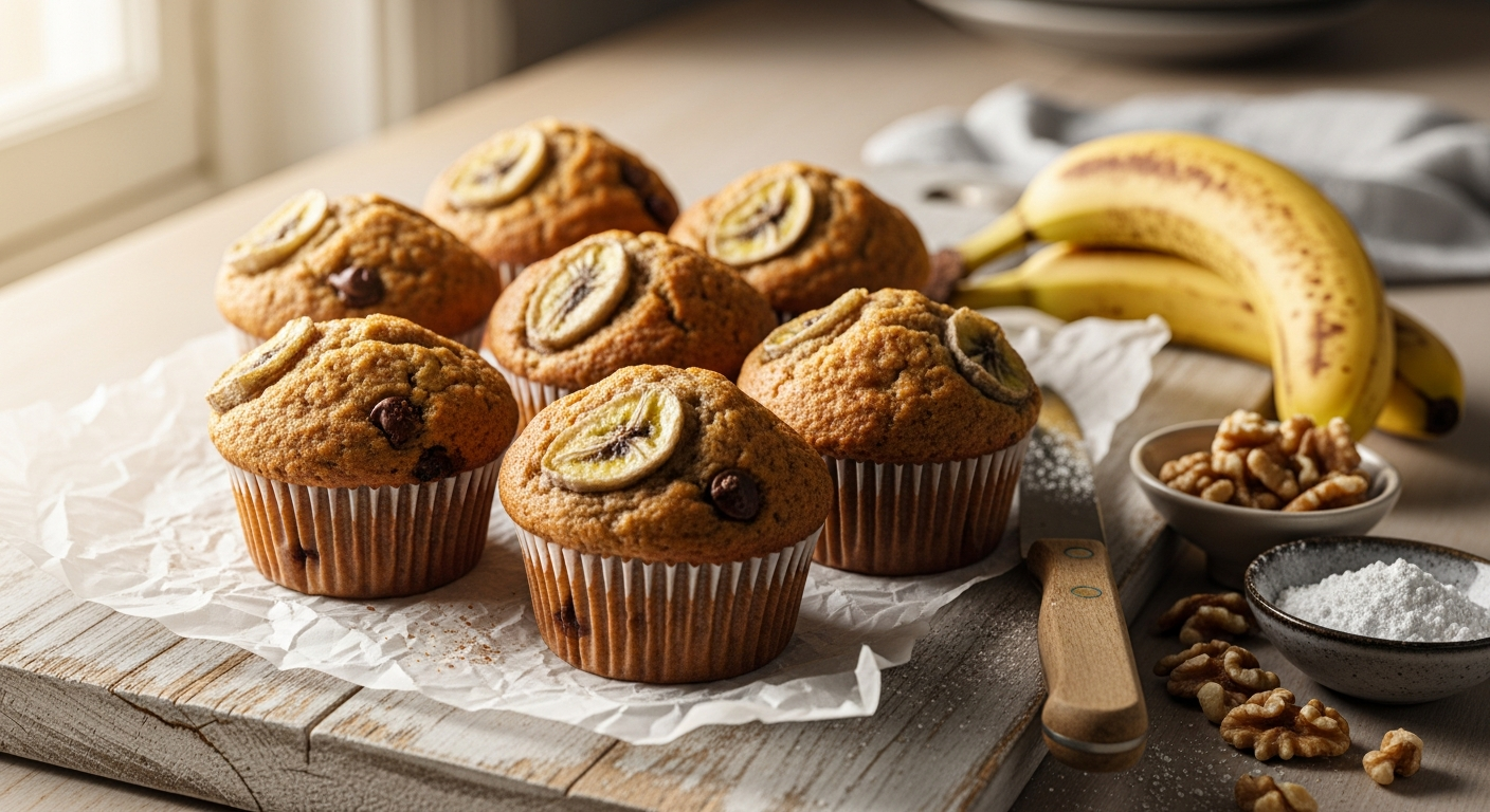 Banana Bread Muffins