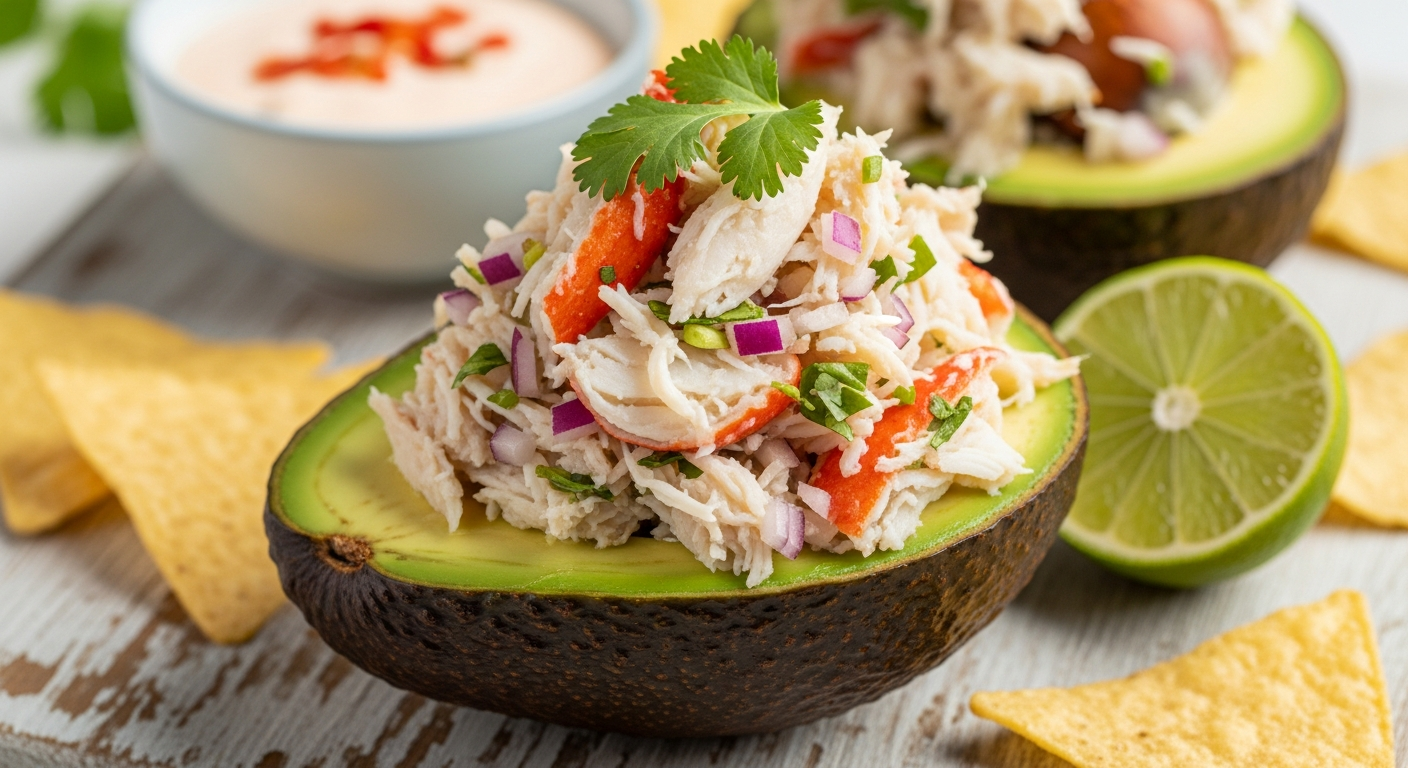 Crab-Stuffed Avocado