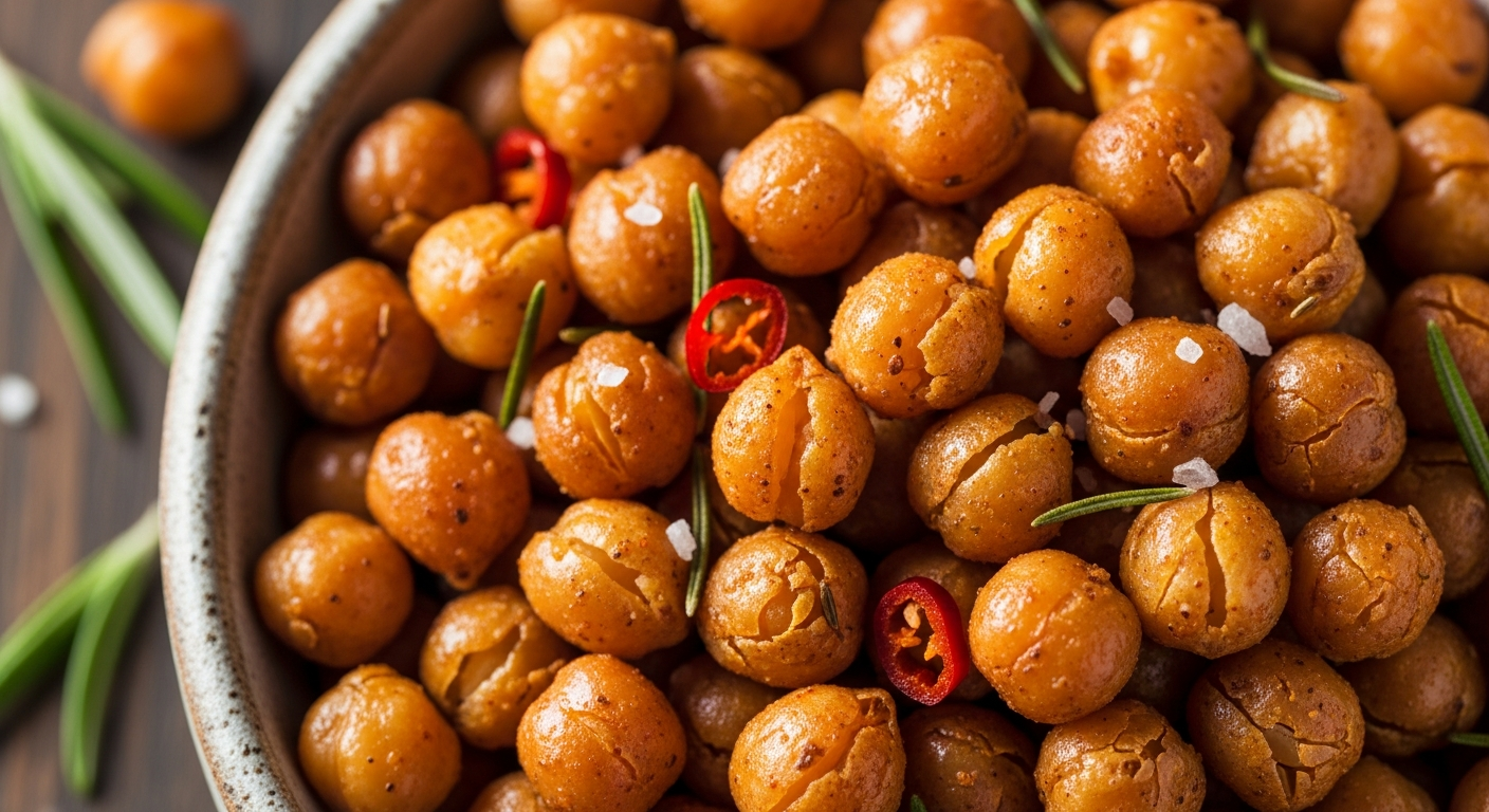 Crunchy Roasted Chickpeas