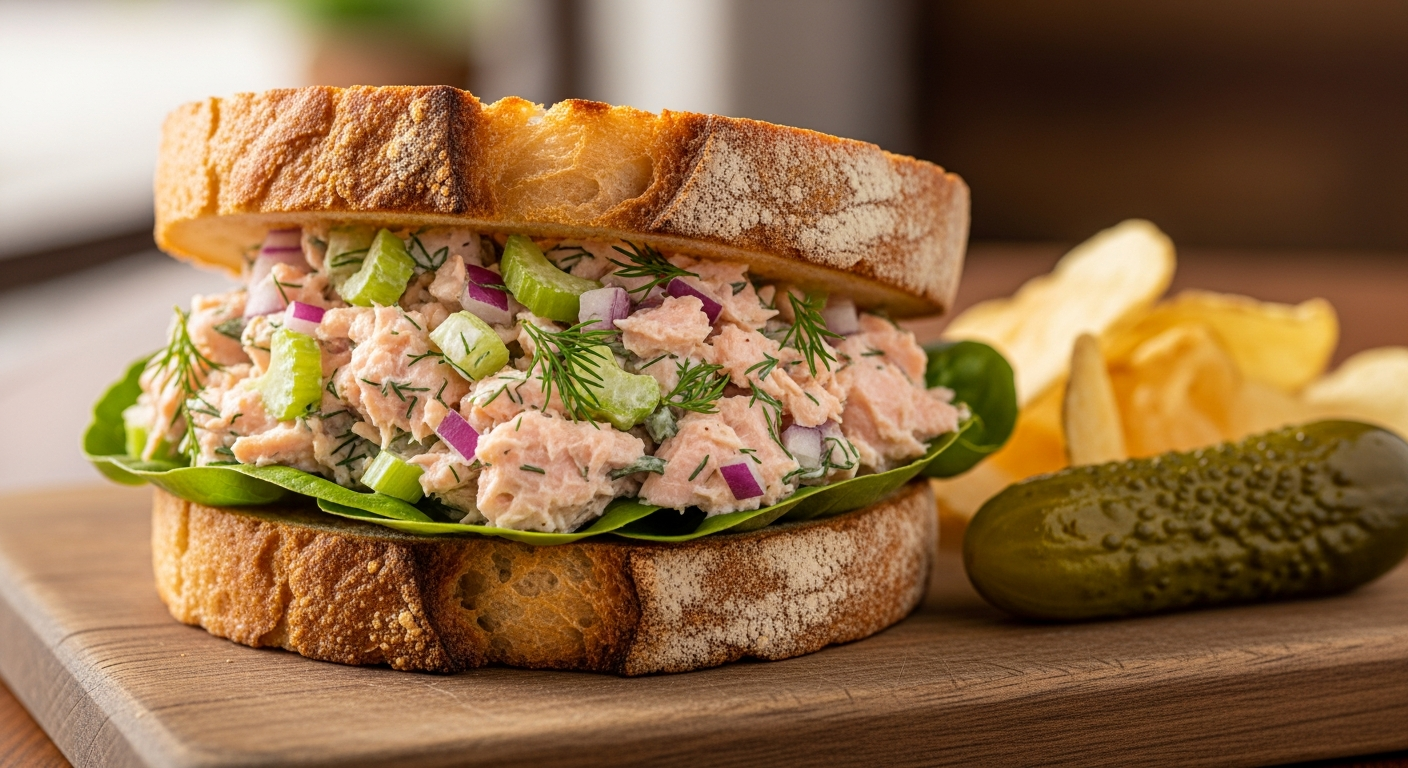 Salmon Salad Sandwich