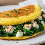 Spinach and Feta Omelet