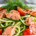 Zucchini Noodles with Smoked Salmon