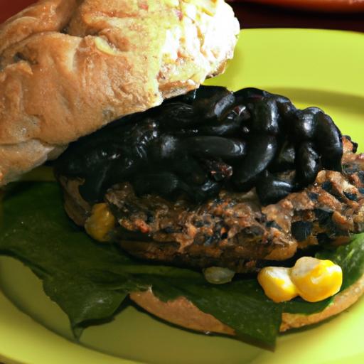 Homemade Black Bean Burgers: A Tasty Plant-Based Feast