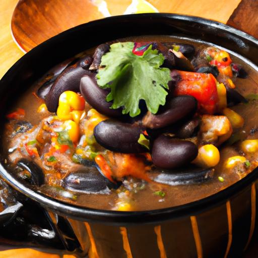 Fiery Vegan Black Bean Soup: A Spicy, Healthy Delight