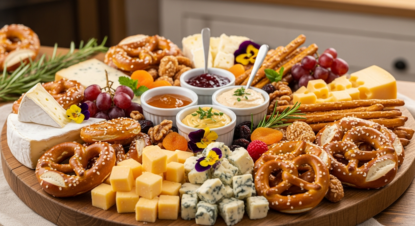 the Perfect Cheese & Pretzels