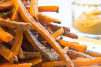 Sweet Potato Fries & Tahini Dip: A Deliciously Bold Duo