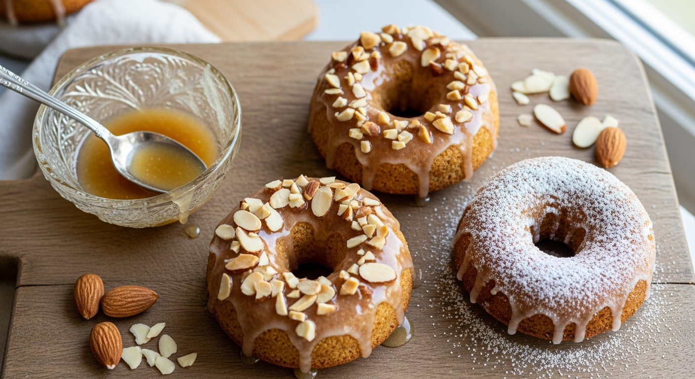 Delicious Almond Flour Donuts with Sweet Glaze Recipe