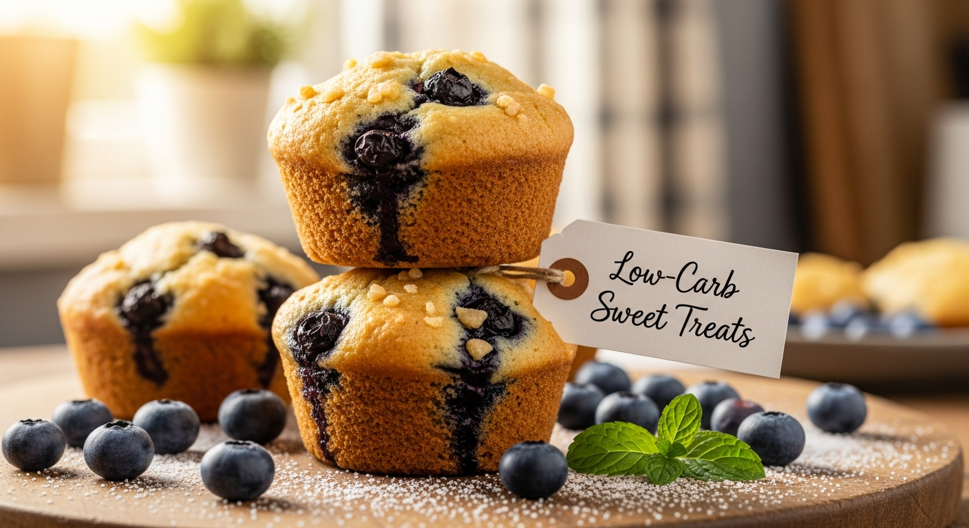 Delicious Keto Blueberry Muffins: Low-Carb Sweet Treats
