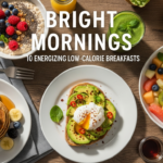 Bright Mornings: 10 Energizing Low-Calorie Breakfasts
