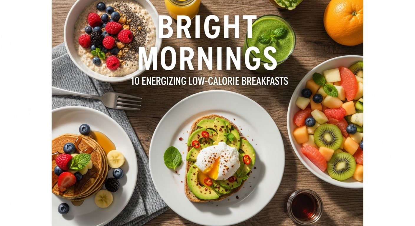 Bright Mornings: 10 Energizing Low-Calorie Breakfasts