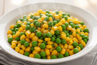 Golden Delight: The Art of Buttered Corn and Peas Perfected